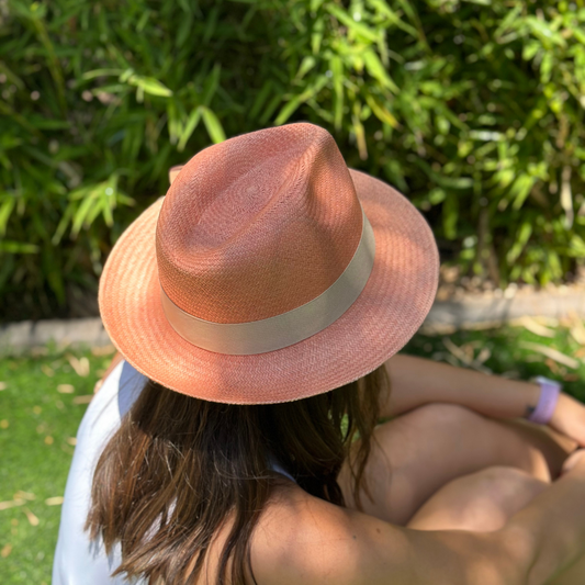 Sombrero Fedora rosado