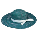 Sombrero lady crochet verde