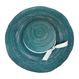 Sombrero lady crochet verde