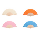 Abanico madera colores