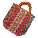 Bolso cuadrado fibra