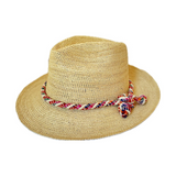 Sombrero crochet cordón