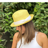 Sombrero Panama Hat Amarillo
