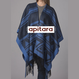 Capa baby alpaca azul