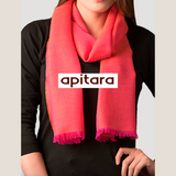 Echarpe fino baby alpaca + seda | Fucsia