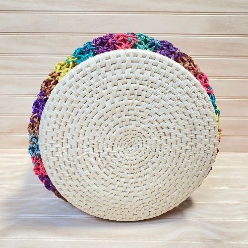 Bolso colores paja toquilla