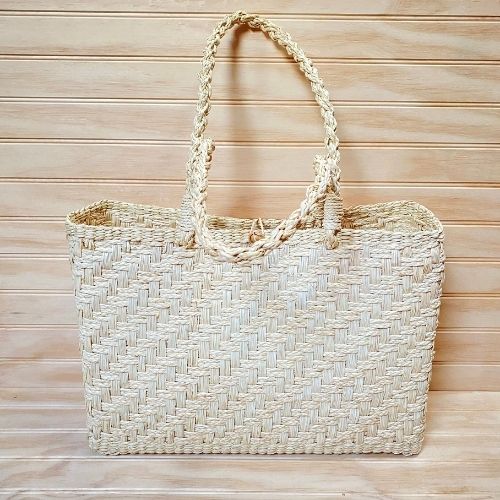 Bolso rectangular paja toquilla