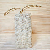 Bolso rectangular paja toquilla
