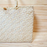 Bolso rectangular paja toquilla