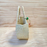 Bolso redondo paja toquilla S