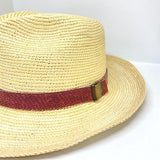 Sombrero Cinta Cuero de Salmón