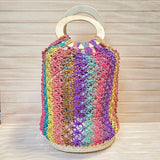Bolso colores paja toquilla