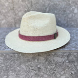 Sombrero Cinta Cuero de Salmón